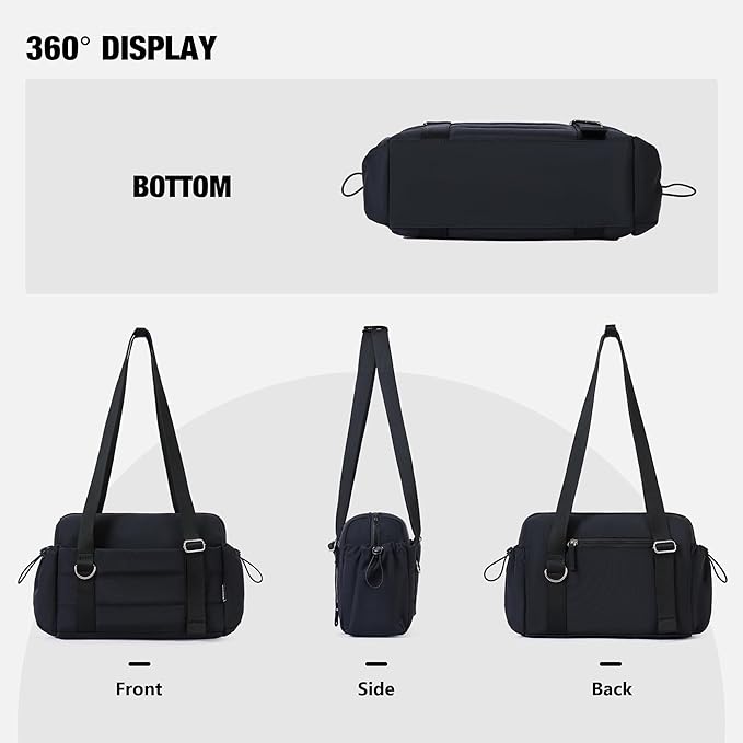 ROULENS Small Gym Bag for Women 2 Set Mini Gym Duffle Bag with Wet Compartment and Coin Wallet, Gym Tote Bag for Workout/Sport/Travel