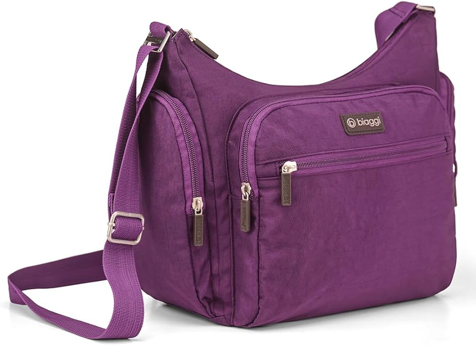 biaggi Flexmates Convertible Anti-Theft Crossbody Bag for Women | Lightweight On-The-Go Travel Organizer, RFID Blocking