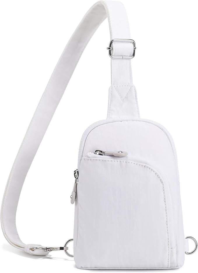Haytijoe RFID Anti-Theft Sling Bag for Women, Small Crossbody Travel Purse with Locking Zippers, Lightweight Everyday Bag