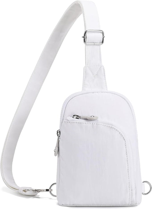 Haytijoe RFID Anti-Theft Sling Bag for Women, Small Crossbody Travel Purse with Locking Zippers, Lightweight Everyday Bag