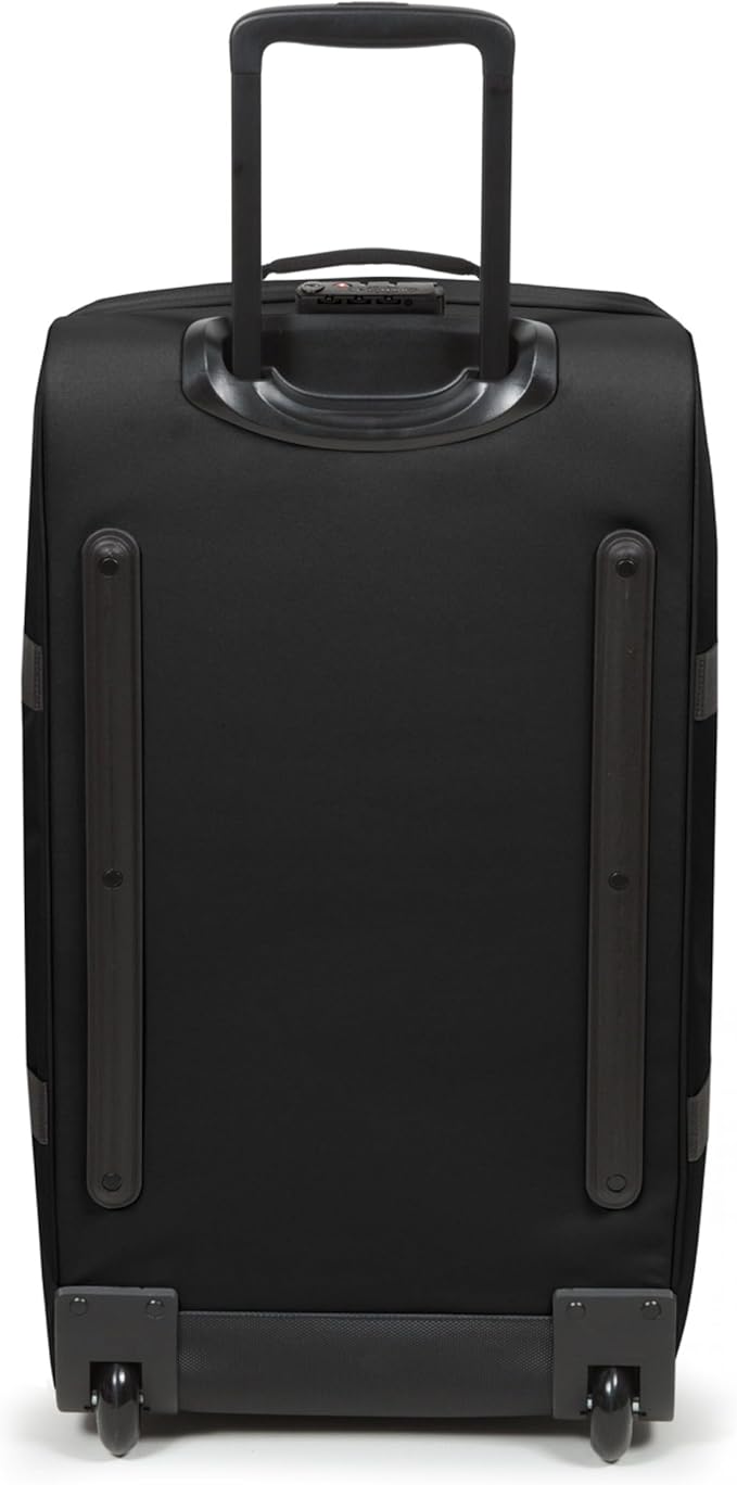 Eastpak Tranverz M – 78L Large Wheeled Luggage with Dual Compartments, TSA Lock, Compression Straps & Smooth-Wheeling System, Black