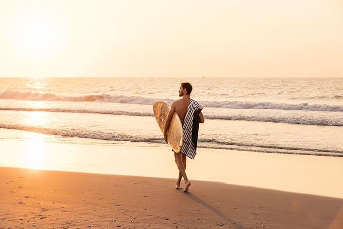 Sand-Free Beach Towel, Single Towel for Unisex Size 72x34in (OG Kttyhwk)