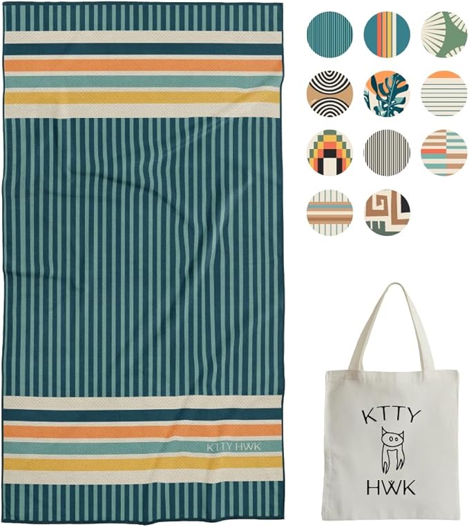 Sand-Free Beach Towel, Single Towel for Unisex Size 72x34in (The Club)