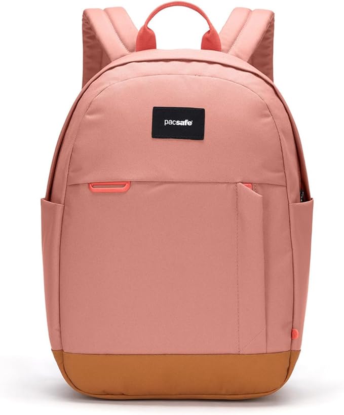 Pacsafe GO 15L Anti Theft Backpack, Rose