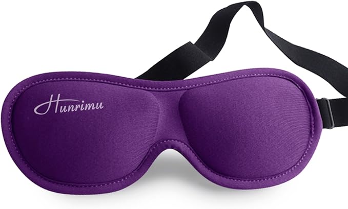 Sleep Eye Mask for Women Men, Eye Covers for Sleeping, 3D Sleep Mask for Travel Yoga Nap (Purple)