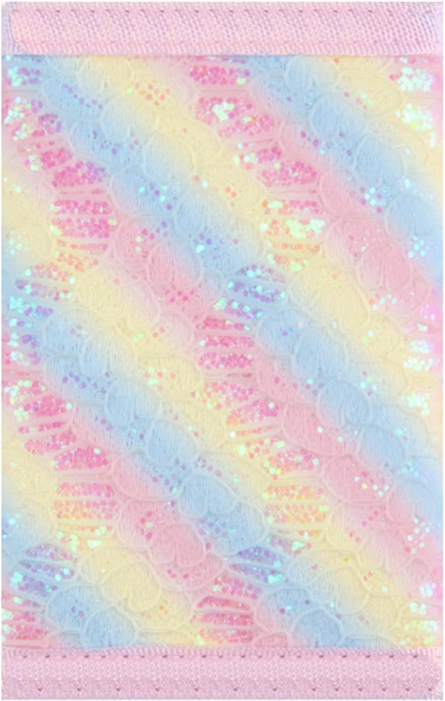 NEICY RFID Blocking Canvas Wallet for Men and Women - Camo Trifold Outdoor Sports Wallets with Magic Sticker for Teen Kids (Rainbow5)