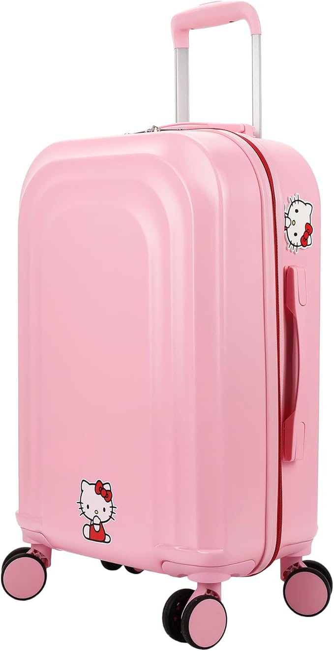 Bioworld Hello Kitty Favorite Character 22" Hardside Molded Luggage