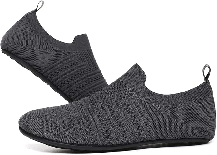 SLEVEL Lightweight Non Slip Travel Indoor Grip House Slipper Socks Unisex Adult Around The House Floor Home Shoes for Women Men