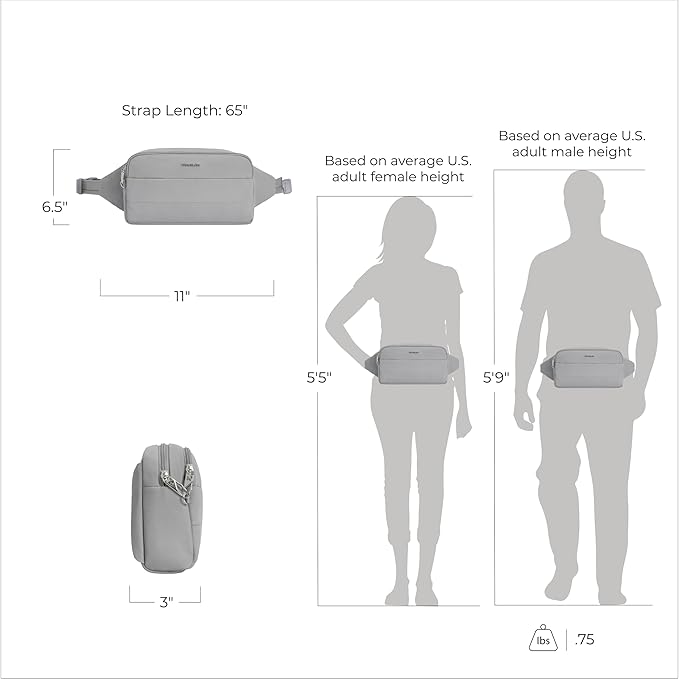 Travelon Anti-Theft Roam XL Belt Bag