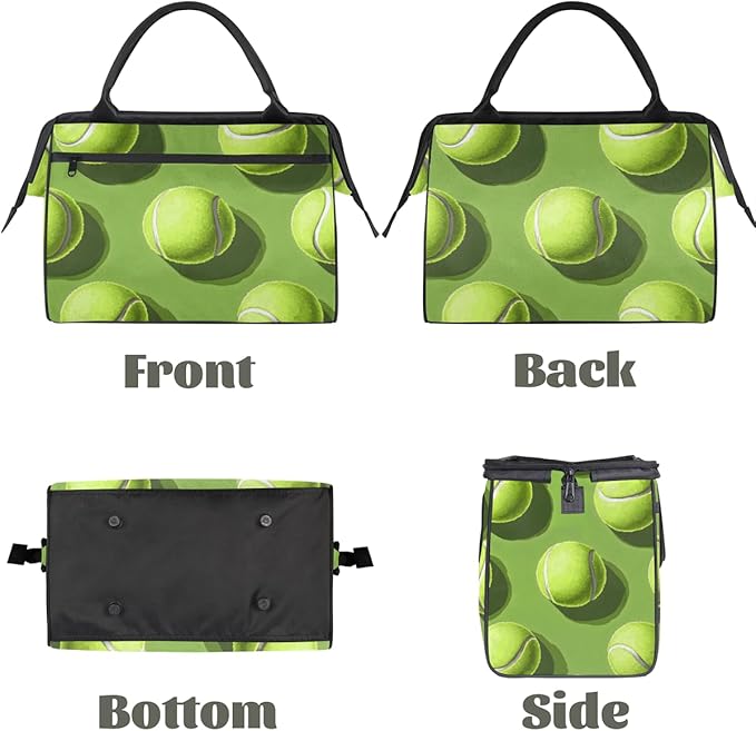 Sports Tennis Theme Overnight Weekender Bag for Women Men Travel Duffel Bags Waterproof Luggage Carry on Sports Yoga Gym Bag