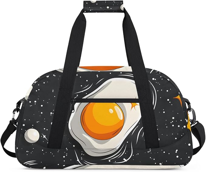 Space Eggs Kids-Duffel-Bags Gymnastics Dance Bag Carry-On Overnight Travel Gym Lightweight Dance Sports Bags For Girls Boys Kids，