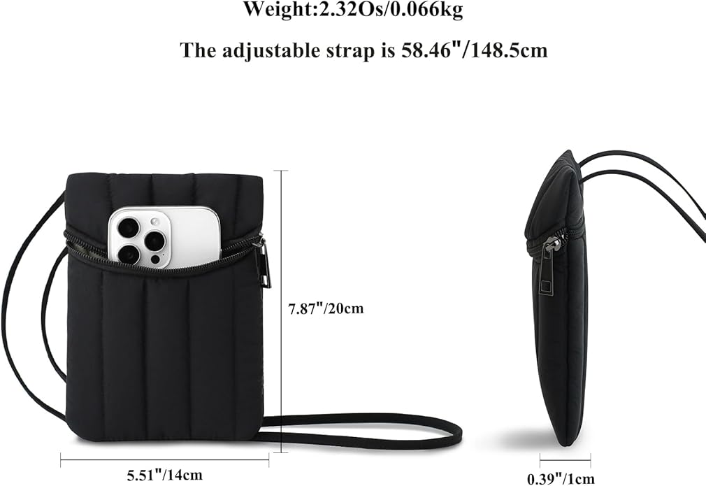 Small Crossbody Women Cell Phone Purse Wallet Bag With Shoulder Strap