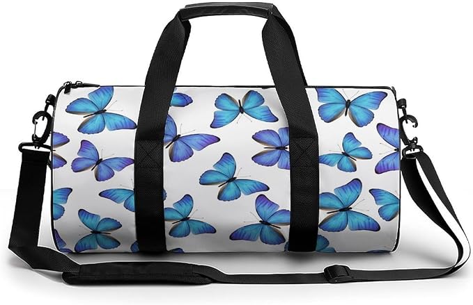 Workout Lightweight Duffel Bags Butterfly (89) Carry On Weekender Overnight Bag Gym Sport Yoga Dance Bags