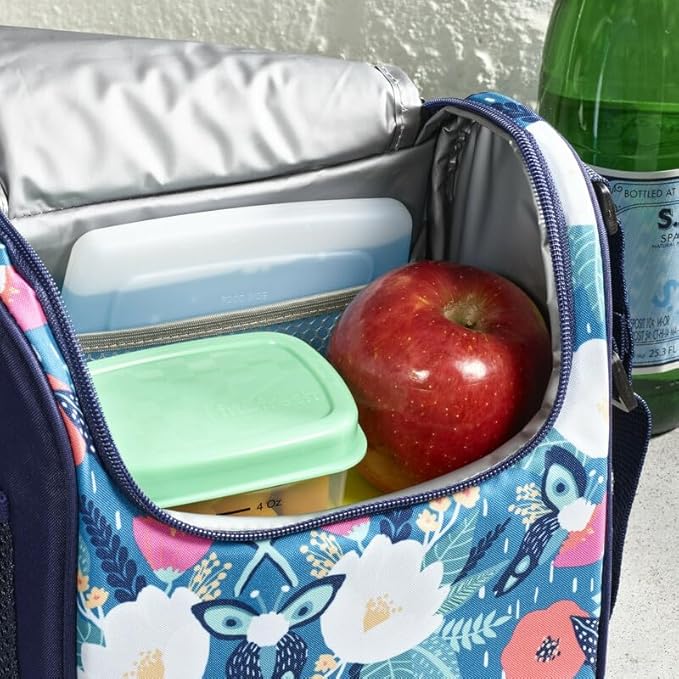 Cool Coolers by Fit & Fresh Slim Ice Packs, Quick Freeze Space Saving Reusable for Lunch Boxes or Coolers, Clear Blue Kids Ice (Pack of 48)