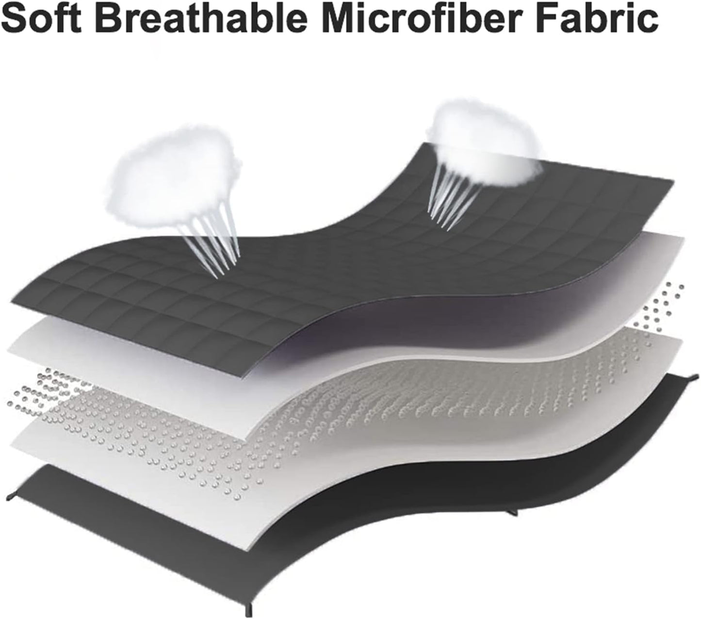 L'AGRATY Weighted Blanket 30lbs 88x104 Cooling Breathable Heavy Blanket with Glass Beads for Adult All-Season