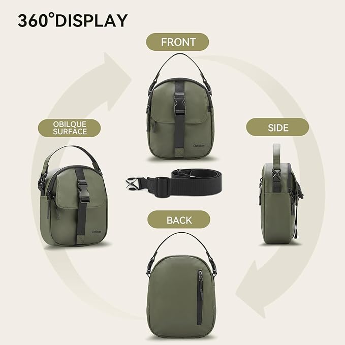 chitobae Lightweight Crossbody Bags for Women,Waterproof Anti-thief Handbags,Shoulder Purse for Travel Shopping