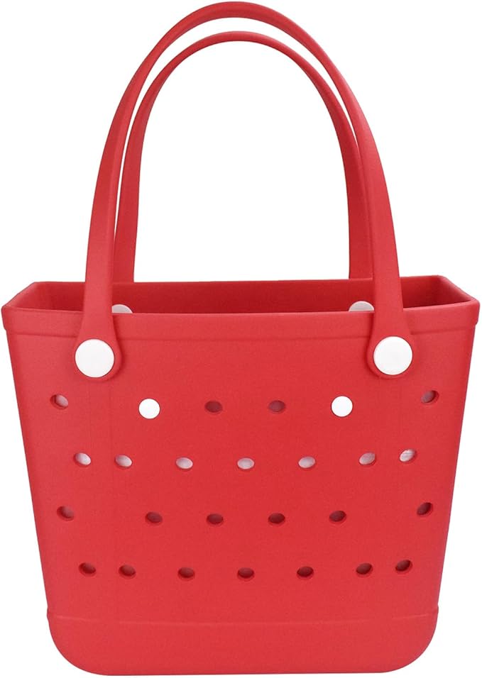 Lightweight Extra large Rubber Beach Bag Small mini Tote Bag for Gym Waterproof medium Open Handbag for Pool Sports