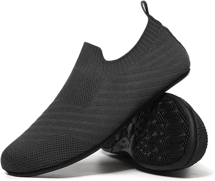 SLEVEL Lightweight Non Slip Travel Indoor Grip House Slipper Socks Unisex Adult Around The House Floor Home Shoes for Women Men