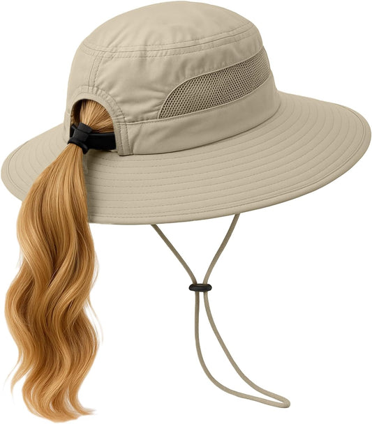 GearTOP Safari Sun Hat for Men and Sun Hats for Women UV Protection UPF 50+ Hiking, Gardening, Fishing