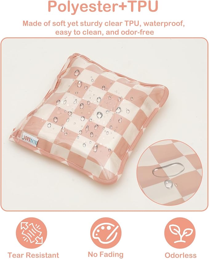 ALVA Diaper Bag Pouches | 3pcs Mess-Proof Travel Toiletry | TSA Approved Toiletry Bag | Cosmetic Makeup Bag Diaper Organizer for Baby and Mom Essentials