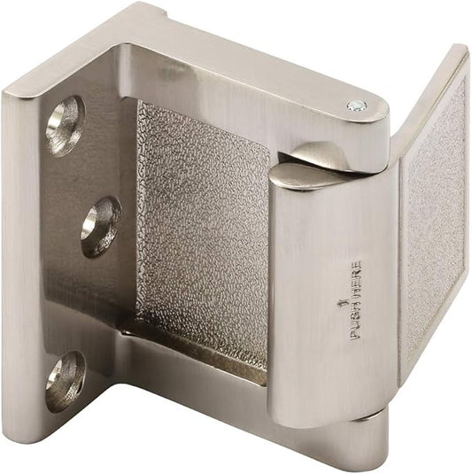 Prime-Line MP4937 Hotel Door Blocker/Door Stop in Nickel (Single Pack)