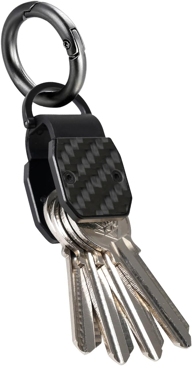 Metallic Key Organizer - Aluminum Key Organizer holder, Minimalist Innovative Keychain.