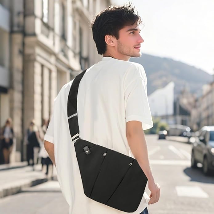 Anti Theft Crossbody Travel Bags Mens Sling Bag Over the Shoulder Bags for Women Gifts for Travelers