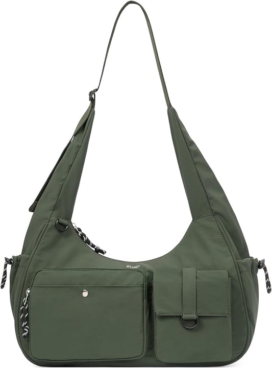 CLUCI Travel Purses for Women, Waterproof Nylon Crossbody Bags for Woman Trendy, Anti Theft Shoulder Handbags for Ladies