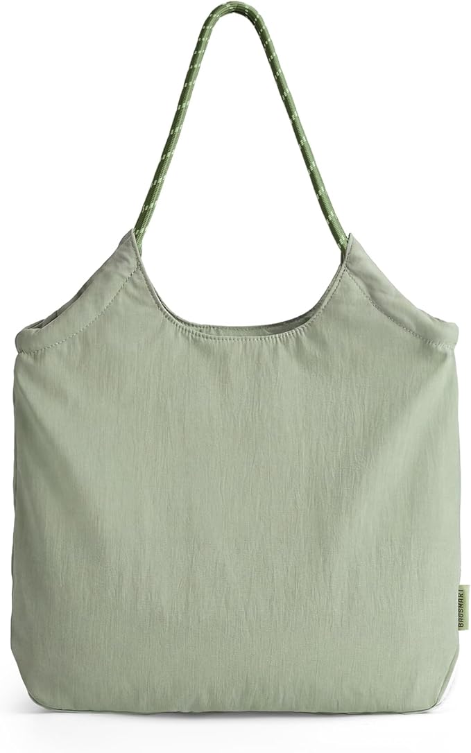 BAGSMART Beach Bags for Women, Beach Tote Bag Beach Bag with Zipper Travel Tote Bag for Women Sandproof Swim Pool Bag | Packable Beach Bag, Beach Essentials, for Travel, Gym, 12.5L Medium Tote, Lightweight, Water-resistant