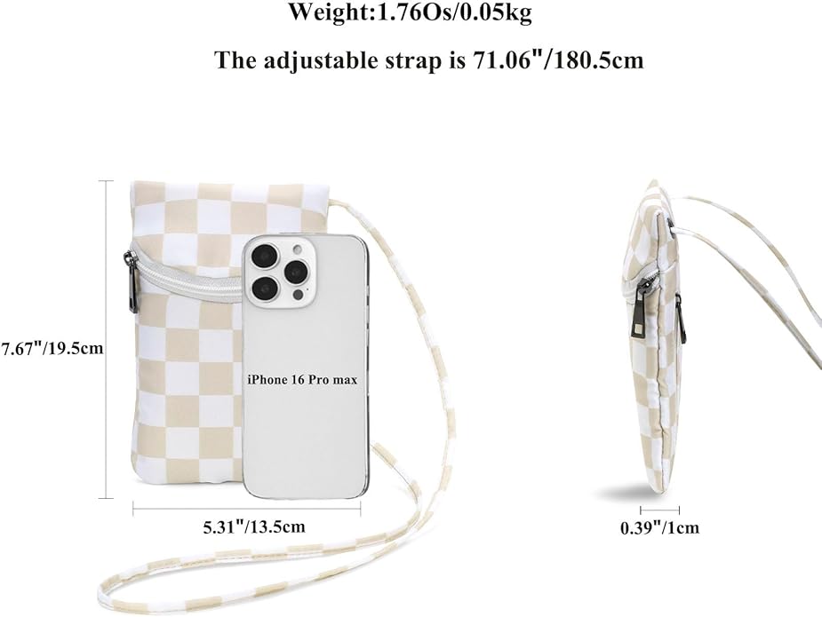 Small Crossbody Women Cell Phone Purse Wallet Bag With Shoulder Strap