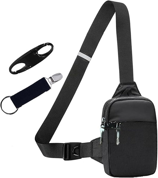 Mini Sling Bag for Men Crossbody,Small Chest Bag Casual Trendy Waterproof Lightweight Phone Crossover Daypack