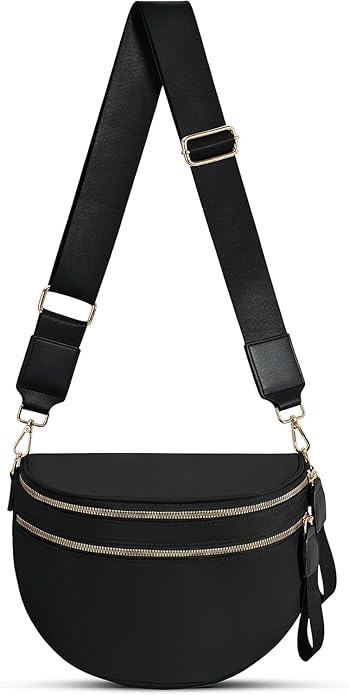 Crossbody Bags For Women,Waterproof Oxford Bum Bag with Adjustable Strap,Large Capacity Travel Purse