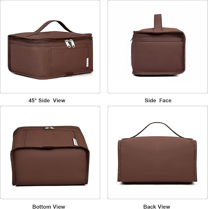 NOL Natural Organic Lifestyle Small Lunch Bag Mini Lunch Box Insulated Lunch Bag for Men/Women Leakproof Cooler Tote Bag Lightweight Nylon Waterproof Lunch Box For Work, Coffee
