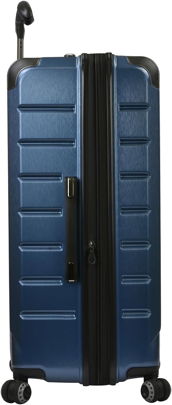 Traveler's Choice Silverwood II 30" 100% Polycarbonate Expandable Spinner Luggage, Navy