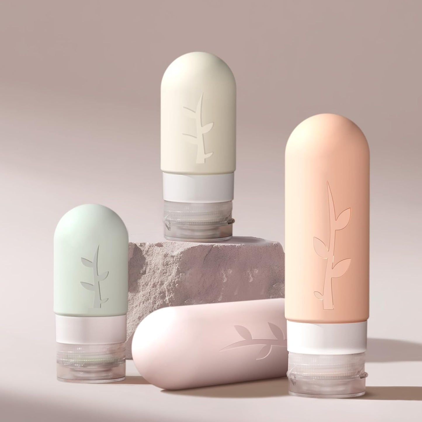 16 Pack Travel Bottles Set - TSA Approved Leak Proof Silicone Squeezable Containers for Toiletries, Conditioner, Shampoo, Lotion & Body Wash Accessories (16 pcs/P1 Pack)