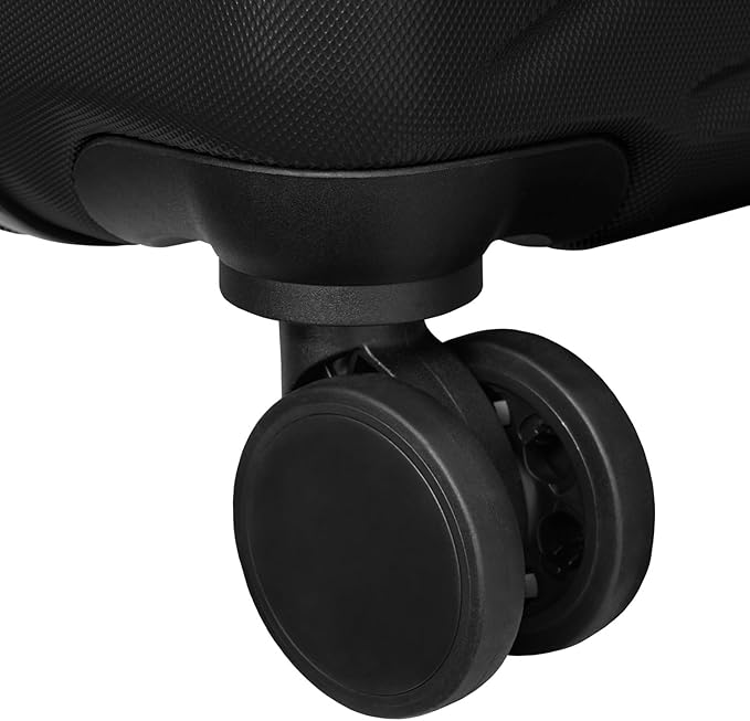 Everest Expandable Hardsided Spinner (Black, 28-Inch Checked Large)