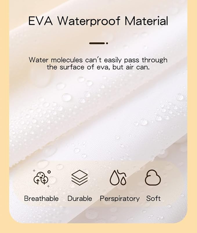 Eva Rain Ponchos for Adults, 2 Pack Reusable Raincoat for Women and Men, Lightweight Rainwear Rain Jackets with Hood