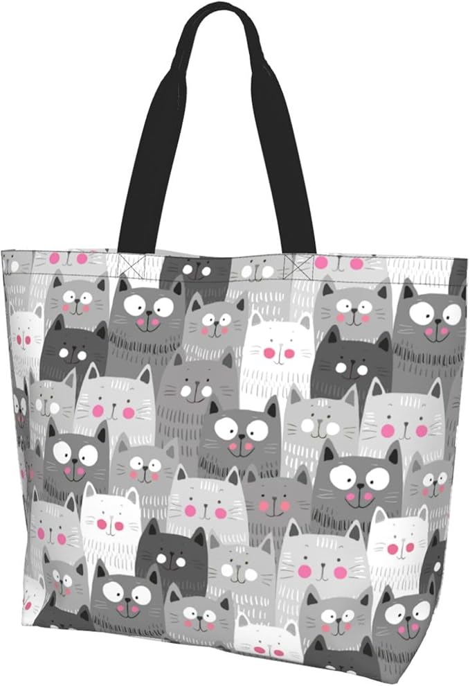 Tote Bag for Women Large Beach Bag Reusable Grocery Bags Handbag for Travel Shopping