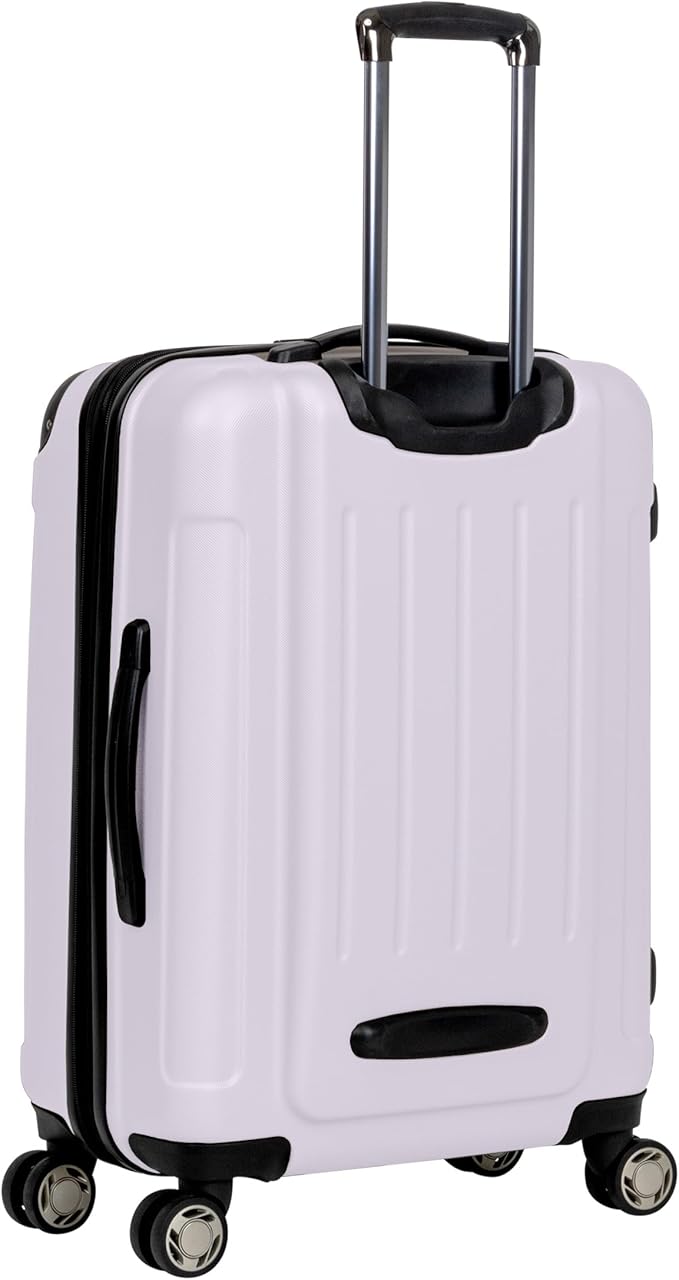 Kenneth Cole REACTION Renegade Luggage Expandable 8-Wheel Spinner Lightweight Hardside Suitcase, Orchid Ice, 3-Piece Set (20"/24"/28")