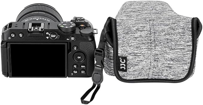 KIWIFOTOS Neoprene DSLR Camera Sleeve Compatible with Fujifilm X-T50 X-T10/X-T20/X-A1/X-A2/X-A3/X-M1 + 16-50mm/18-55mm Lens Olympus E-M10II Canon EOS R50 V Camera Case Pouch