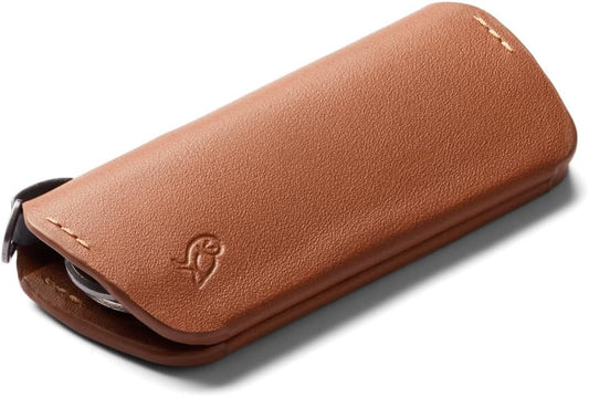 Bellroy Key Cover Plus – 3rd Edition (Leather Key Holder, Holds 4 – 8 Keys) - Caramel