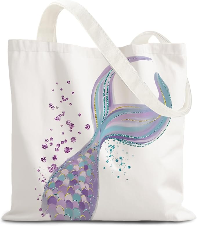 FBB Ocaen Beachy Ocean Sea Fish Reusable Grocery Shopping Bag