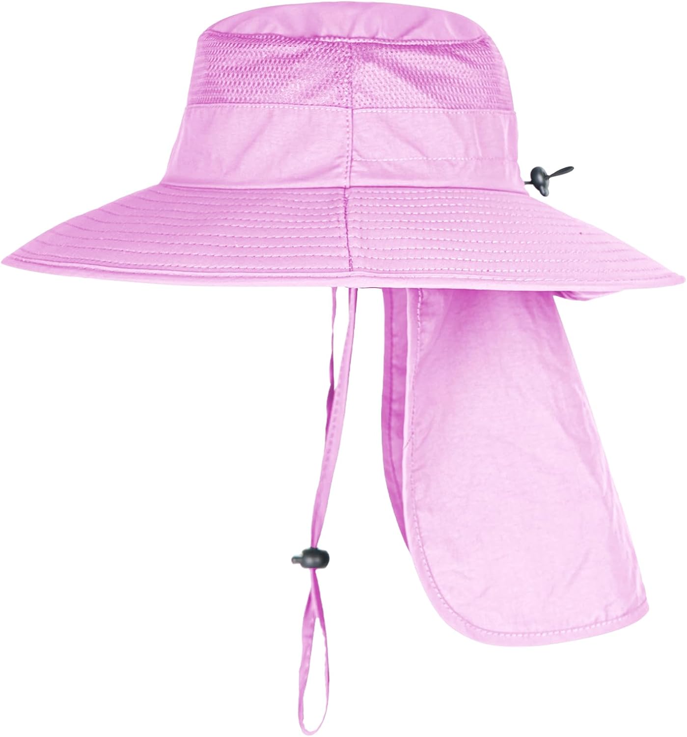 Sun Hats for Men Women Fishing Hat UPF 50+ Breathable Wide Brim Bucket Hats Summer UV Protection Safari Hat with Neck Flap