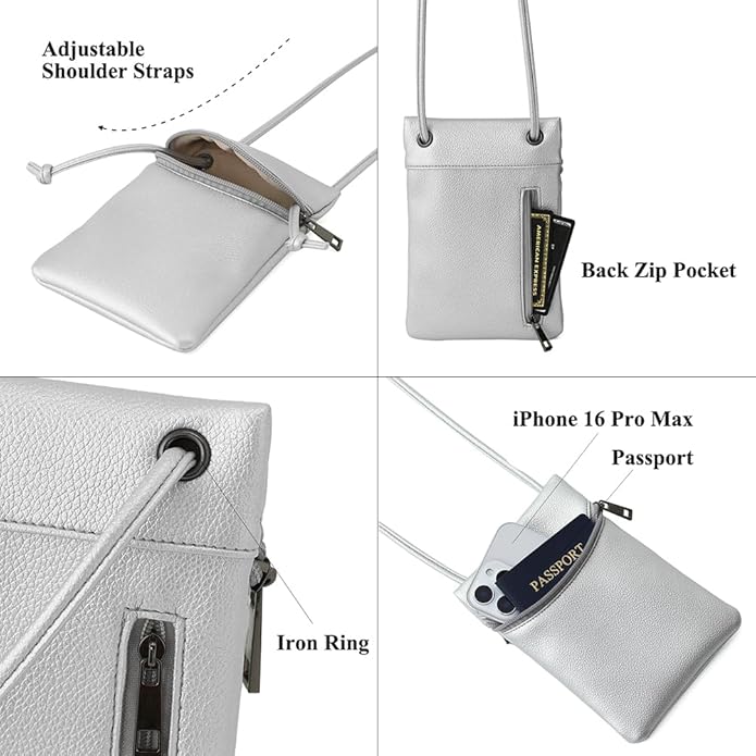 Small Crossbody Women Cell Phone Purse Wallet Bag With Shoulder Strap
