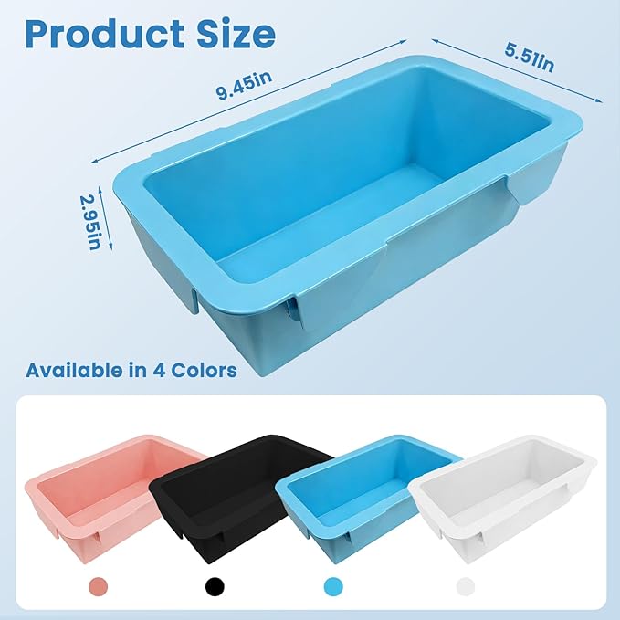 Upgraded Snack Topper Tray for Bogg Bag, Lightweight Organizer Accessories, Fits Large/Medium (Baby) / Small (Bitty) Bogg Bags, with 2 Multifunctional Insert Carabiners, White