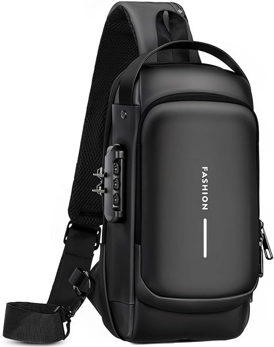 Sling Bag For Women | Anti Theft Crossbody Bags For Women & Men - Travel Hiking Purse Chest Bag Daypack – Black