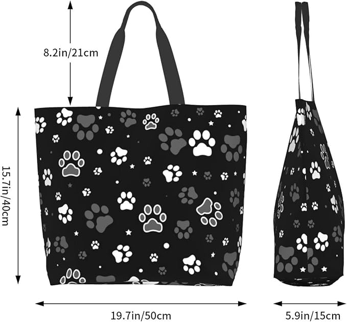 Tote Bag for Women Large Beach Bag Reusable Grocery Bags Handbag for Travel Shopping