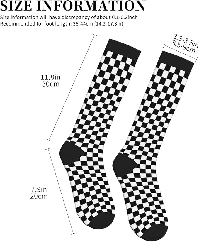 Compression Socks Knee High Circulation Support Socks For Women Men Athletic Running Work Hiking Cycling Travel