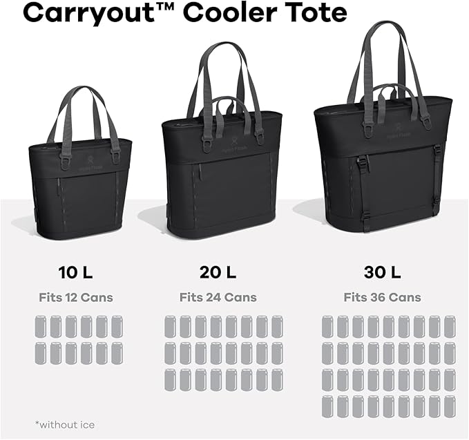 Hydro Flask Carryout Tote - Insulated Tote Bag - 10 L Capacity in Birch