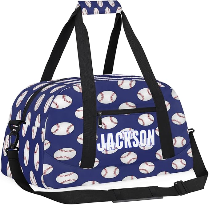Custom Basketball Gym Duffel for Kids Boys,Personalized Duffel Bag Overnight Bags for Travel Weekender Practice